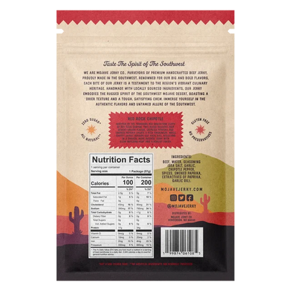 Red Rock Chipotle Chile Beef Jerky
