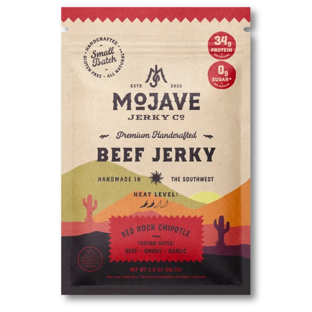Red Rock Chipotle Chile Beef Jerky