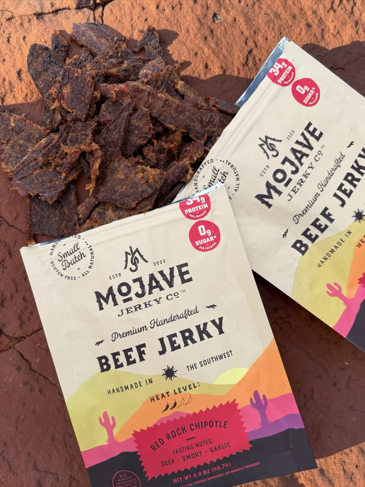 Red Rock Chipotle Chile Beef Jerky